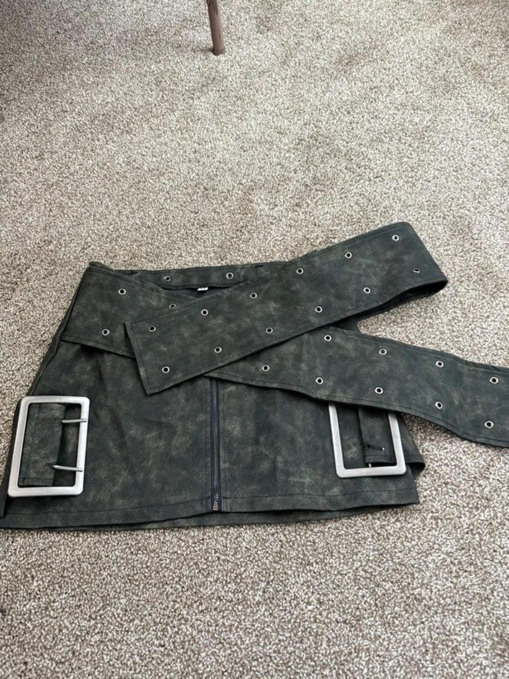 Wrap belt skirt